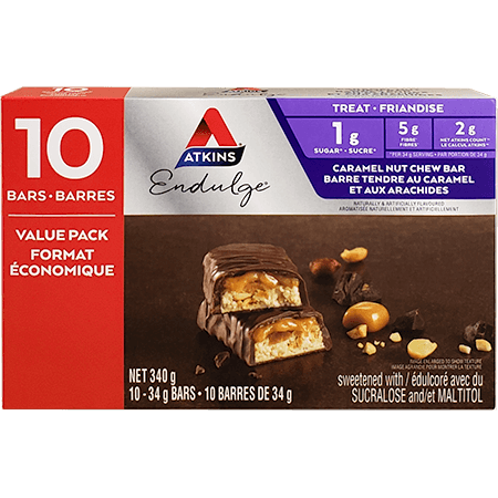 Value-Pack Endulge Bars - Caramel Nut Chew Bars